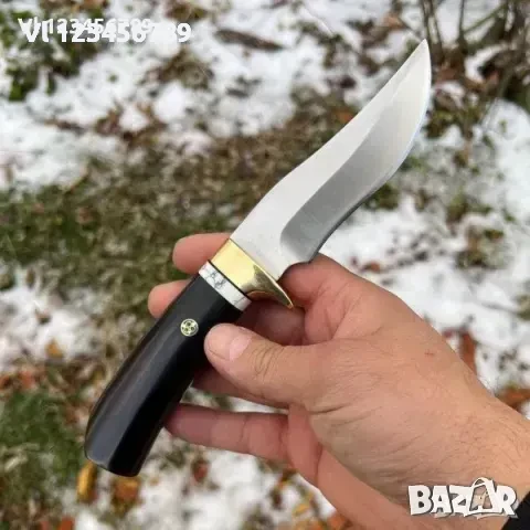 Ръчно изработен ловен нож DER HUNT -D2; 106x218, снимка 4 - Ножове - 50809907