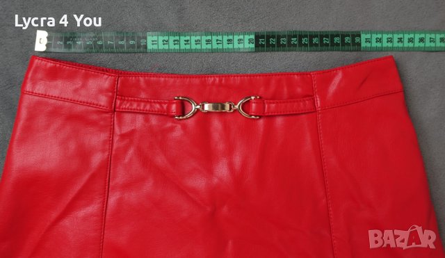 Orsay XS/S (EU 34) ярко червена кожена пола, снимка 12 - Поли - 44446952