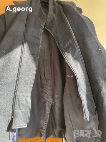 Мъжко палто Кашмир/вълна , снимка 4 - Палта - 39764283