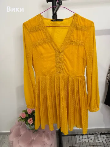 Рокля на Zara в размер S, снимка 10 - Рокли - 48587196