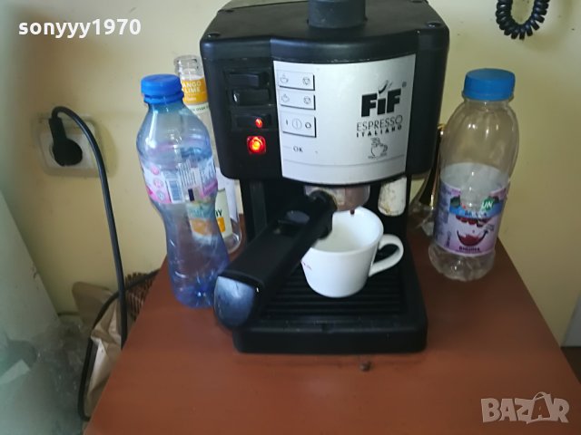 fif espresso italiano-кафемашина-нов внос швеицария, снимка 1 - Кафемашини - 29756749