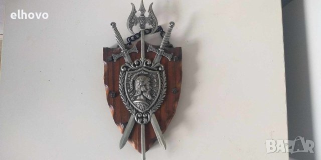 Герб за стена с мечове, снимка 2 - Други ценни предмети - 42200373