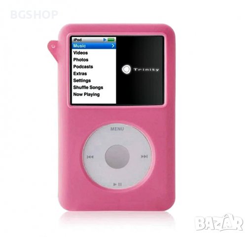 Силиконов калъф за Apple Ipod - Розов, снимка 1 - iPod - 37349376