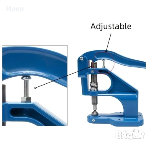 Машинка за поставяне на тик-так копчета, рапиди, капси, халки, снимка 5 - Други инструменти - 53903958