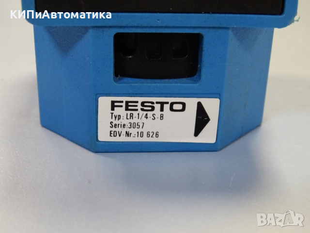 Регулатор за налягане Festo LR-1/4-S-8 pressure regulator, снимка 2 - Резервни части за машини - 44602414