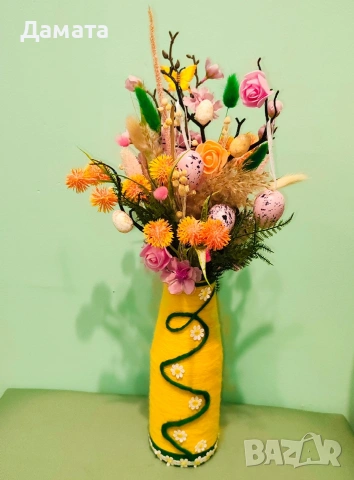 Великденски и пролетни декорации- венци и др. , снимка 17 - Декорация за дома - 40102344