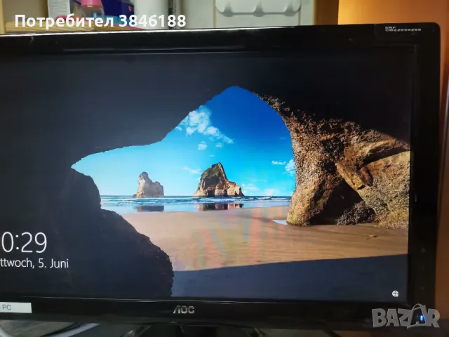 AOC 2236Vwa 54,7cm (21,5) HD 1080 1920x1080, снимка 1