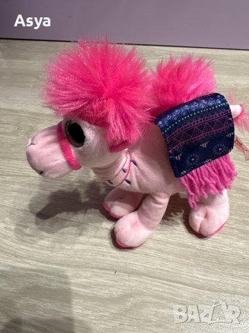 Розова малка камилка , снимка 3 - Плюшени играчки - 44277869