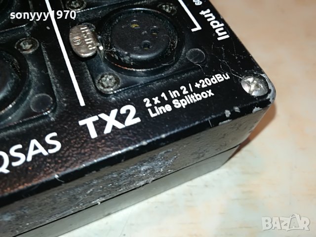 TEQSAS TX2-LINE SPLITBOX-ВНОС SWISS 2205221931, снимка 15 - Ресийвъри, усилватели, смесителни пултове - 36843107