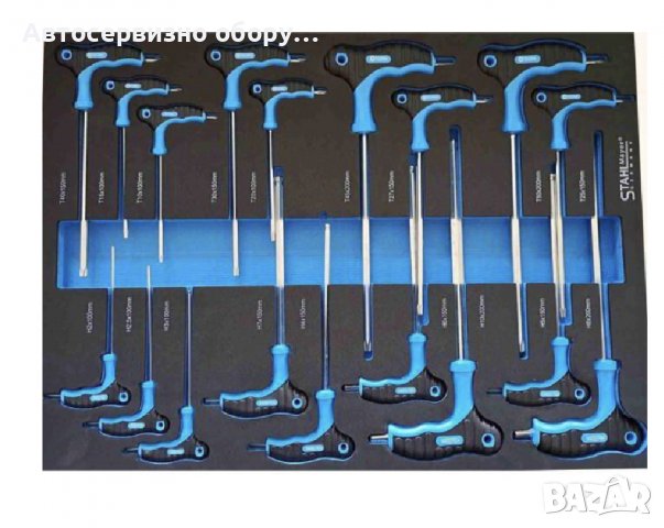 Количка Stahlmayer - шкаф с инструменти 7 чекмеджета от които 5 пълни, снимка 4 - Други инструменти - 37128278