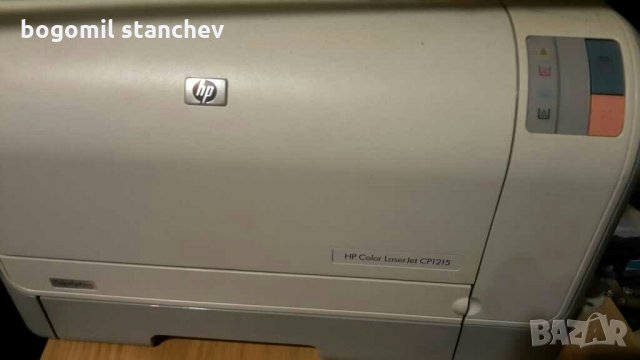 HP Color Laser jet CP1215 с нови касети, снимка 1 - Принтери, копири, скенери - 30044135