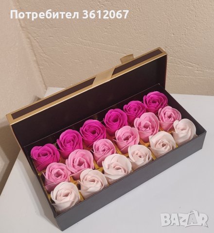 Сапунени рози за 8 - ми Март, снимка 5 - Изкуствени цветя - 42949689