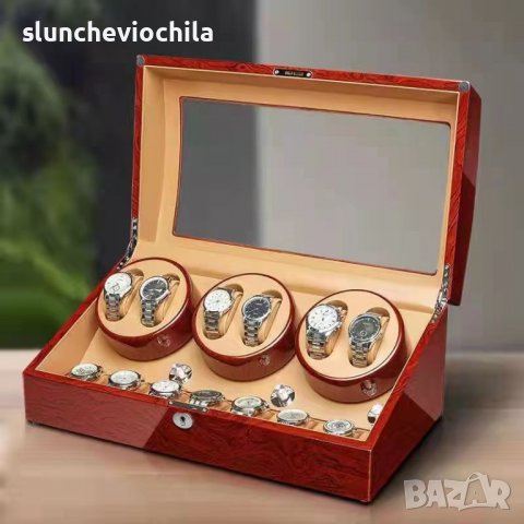 Кутия за навиване на часовници навиваща витрина watch winder, снимка 10 - Мъжки - 26938722