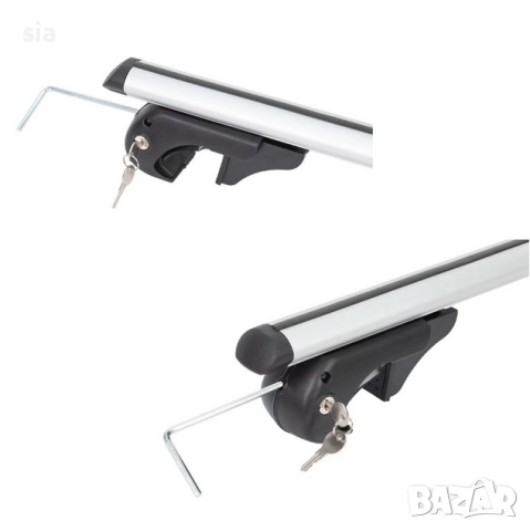 Напречни греди за кола за интегриран рейлинг, 120см, снимка 2 - Аксесоари и консумативи - 51037285