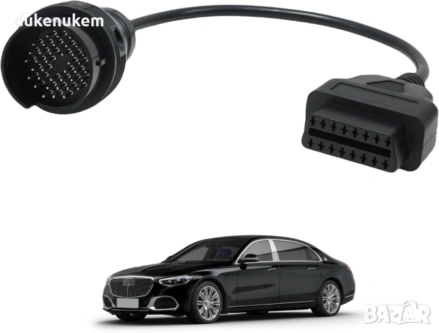 OBD адаптер 38 Pin OBD1 към 16 Pin OBD2 за Mercedes – 30 см