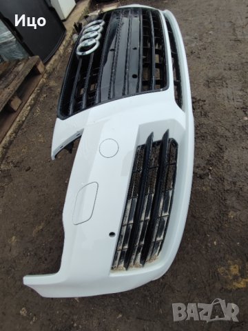 Предна Броня Audi A5 8t бяла оборудвана, снимка 2 - Части - 39393633