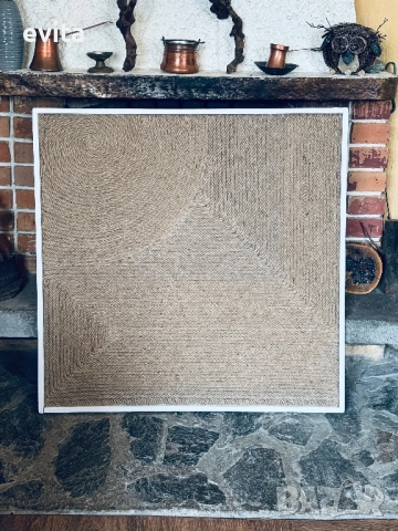 Въздух за стените: Живият ритъм на въжето, снимка 3 - Декорация за дома - 52587783