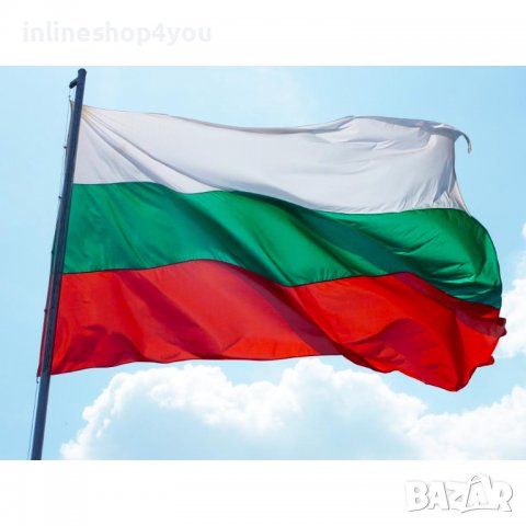 Голямо българско знаме, 120 х 180 см, текстил, снимка 1 - Декорация за дома - 36675300