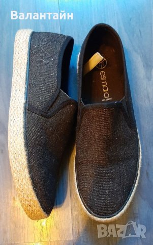 Дънкови дамски еспадрили,  гуменки, платненки 38, снимка 2 - Дамски ежедневни обувки - 36818303