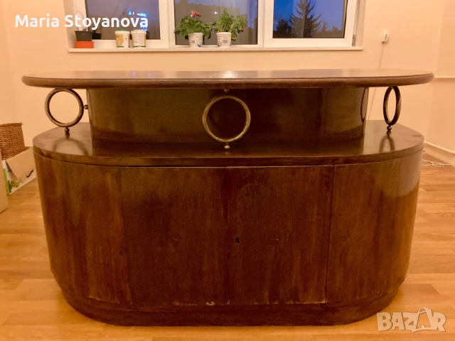 Масивно бюро арт деко, снимка 4 - Антикварни и старинни предмети - 50915069