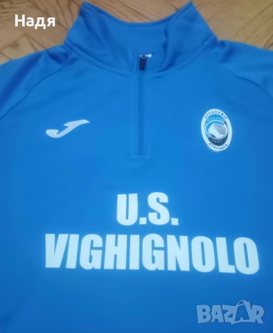Оригинално Горнище на Аталанта 1/4 Zip, снимка 3 - Футбол - 52423947