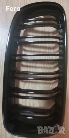 Тунинг бъбреци с двойни ребра черен лак с M декорация за BMW серия 5 E60/ E61, снимка 2 - Аксесоари и консумативи - 51625084