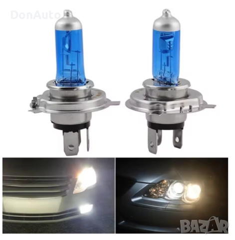 H4 крушка 55W - 4300K / 6000K, снимка 7 - Аксесоари и консумативи - 51229098