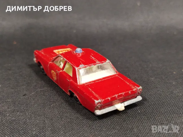СТАРА РЕТРО МЕТАЛНА КОЛИЧКА MATCHBOX ENGLAND FORD GALAXIE, снимка 3 - Колекции - 47338722