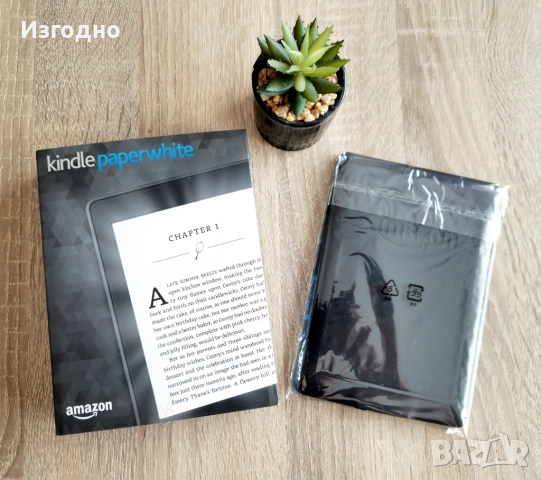 Kindle Paperwhite електронна книга/четец с подсветка като нов + БЕЗПЛАТНА ДОСТАВКА, снимка 3 - Електронни четци - 52886202