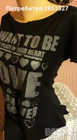 Дамска Асиметрична Тениска, снимка 2 - Тениски - 34452805