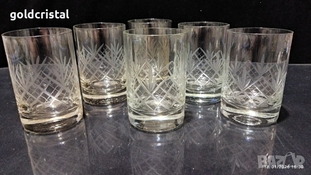 стари стъклени чаши , снимка 5 - Антикварни и старинни предмети - 53143830