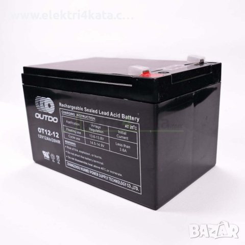 Тягов акумулатор 12V-12Ah OUTDO
