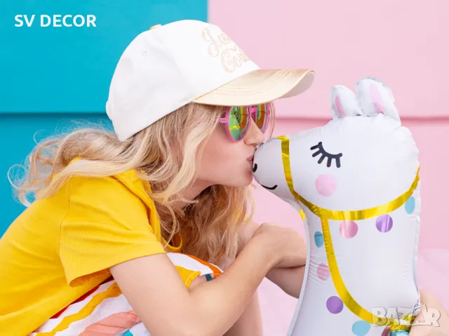 Фолиев Балон "Лама" - 39x61см, снимка 2 - Декорация - 49672561