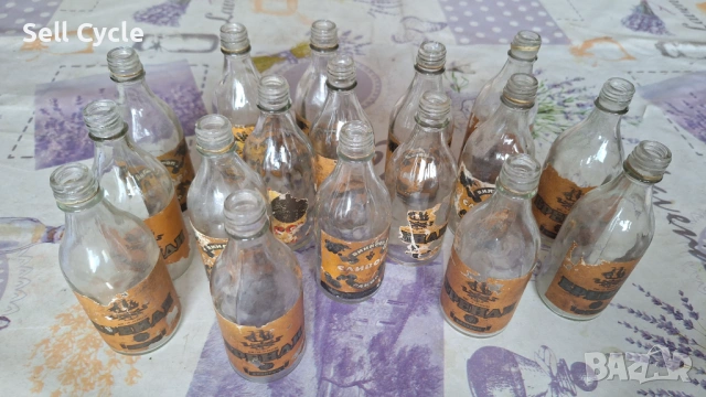 ✅СТЪКЛЕНИ ШИШЕНЦА - 100 МЛЛ. ВИНПРОМ❗, снимка 2 - Антикварни и старинни предмети - 53052284