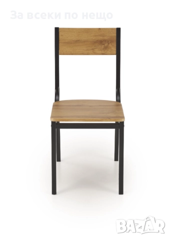 Комплект MILTON маса с 4 стола, натурално/черно Код P1622, снимка 14 - Маси - 52916997