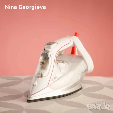 Ютия Solac Optima 3000 Ceramic – 3000W, 200 g/min парен удар, керамична плоча, снимка 2 - Ютии - 54182667