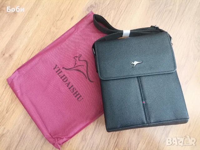 Нова мъжка чанта от естествената  кожа за през рамо , снимка 10 - Чанти - 47881644