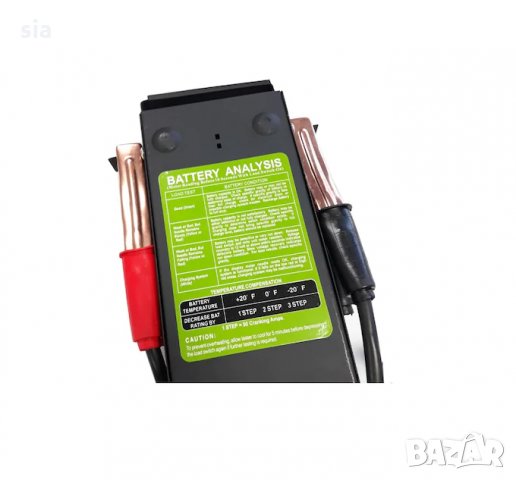 Товарна вилка за акумулатор, Тестер 0 - 16 VDC, 100A, черен, снимка 3 - Аксесоари и консумативи - 26312496