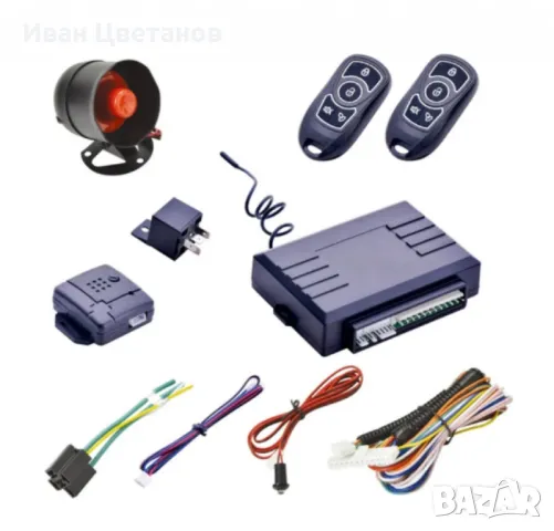  Универсална еднопосочна автомобилна алармена система, снимка 2 - Аксесоари и консумативи - 49171823