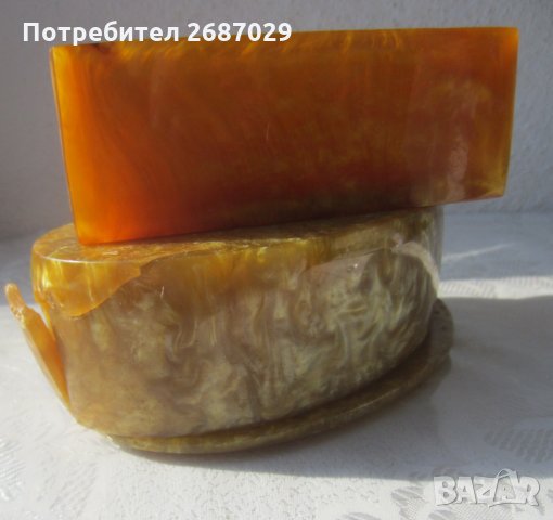 Кутии  кутия каталин, цвят кехлибар и свещник, снимка 15 - Други ценни предмети - 32156986