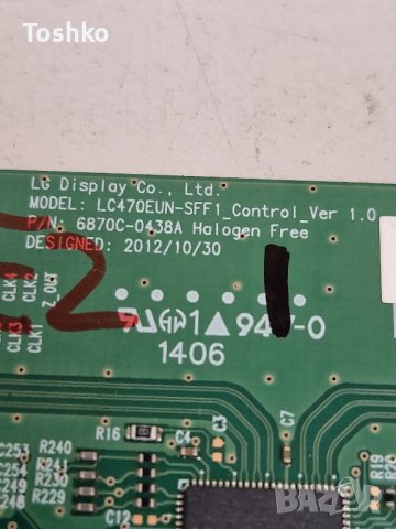 TCON BOARD 6870C-0438A за ТВ NEO LED-32665 FHD, снимка 2 - Части и Платки - 42538386