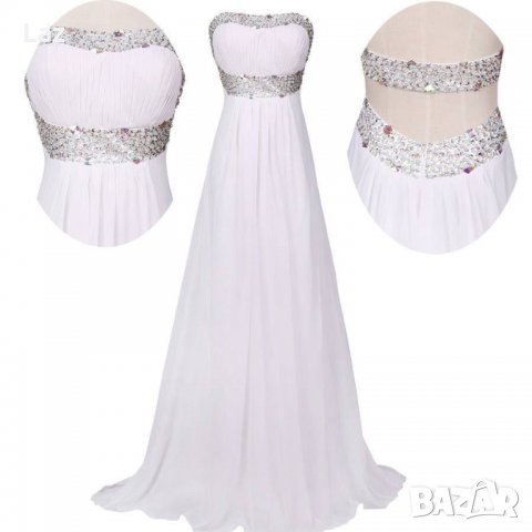 бюджетна и ефектна сватбена булчинска рокля, снимка 4 - Сватбени рокли - 30093248