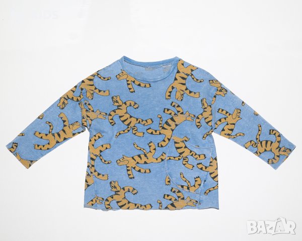 детска блуза Zara със супер тигри 3-6 68 6-9 74 9-12 80 12-18 86 18-24 92, снимка 2 - Бебешки блузки - 30229408