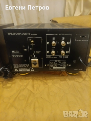 2xDenon POA 4400, снимка 6 - Ресийвъри, усилватели, смесителни пултове - 53240230