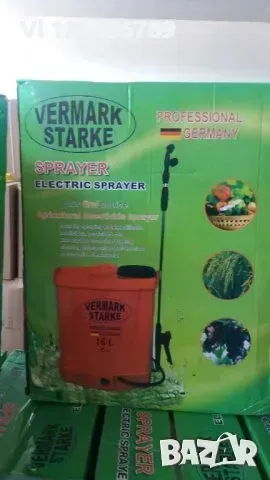 Акумулаторна / електрическа пръскачка Vermark Starke 16l, снимка 3 - Градинска техника - 49702102