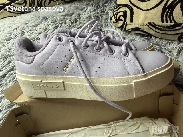 оригинални кожени маратонки Adidas , снимка 2 - Маратонки - 55806381