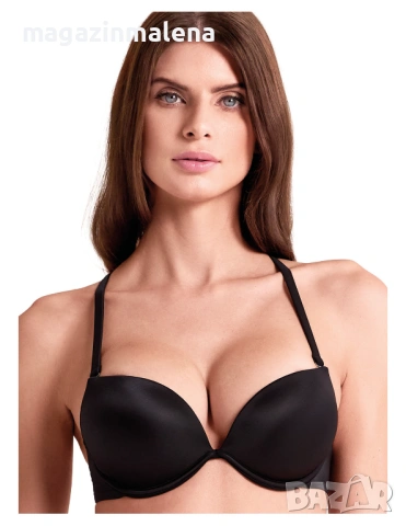 Lormar 80B черен супер пуш-ап сутиен +2 РАЗМЕРА свалящи презрамки, снимка 4 - Бельо - 21086405