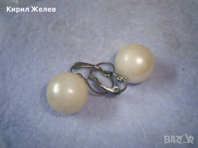 СТАРИ РЕТРО АРТ ПЕРЛЕН ТИП ОБЕЦИ ЧЕШКА ПЕРЛА 4316, снимка 5 - Антикварни и старинни предмети - 36500716