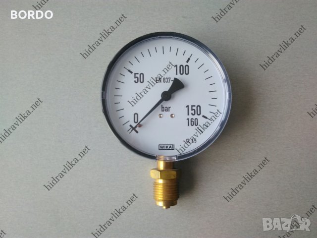 Манометър WIKA - Ф100/0-160 bar (радиален)