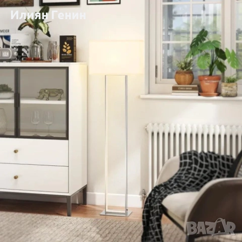 HOMCOM Модерна подова лампа, 3 режима, снимка 7 - Настолни лампи - 54308748